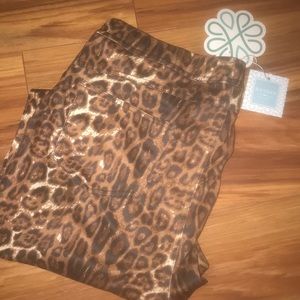 Cheetah print pants